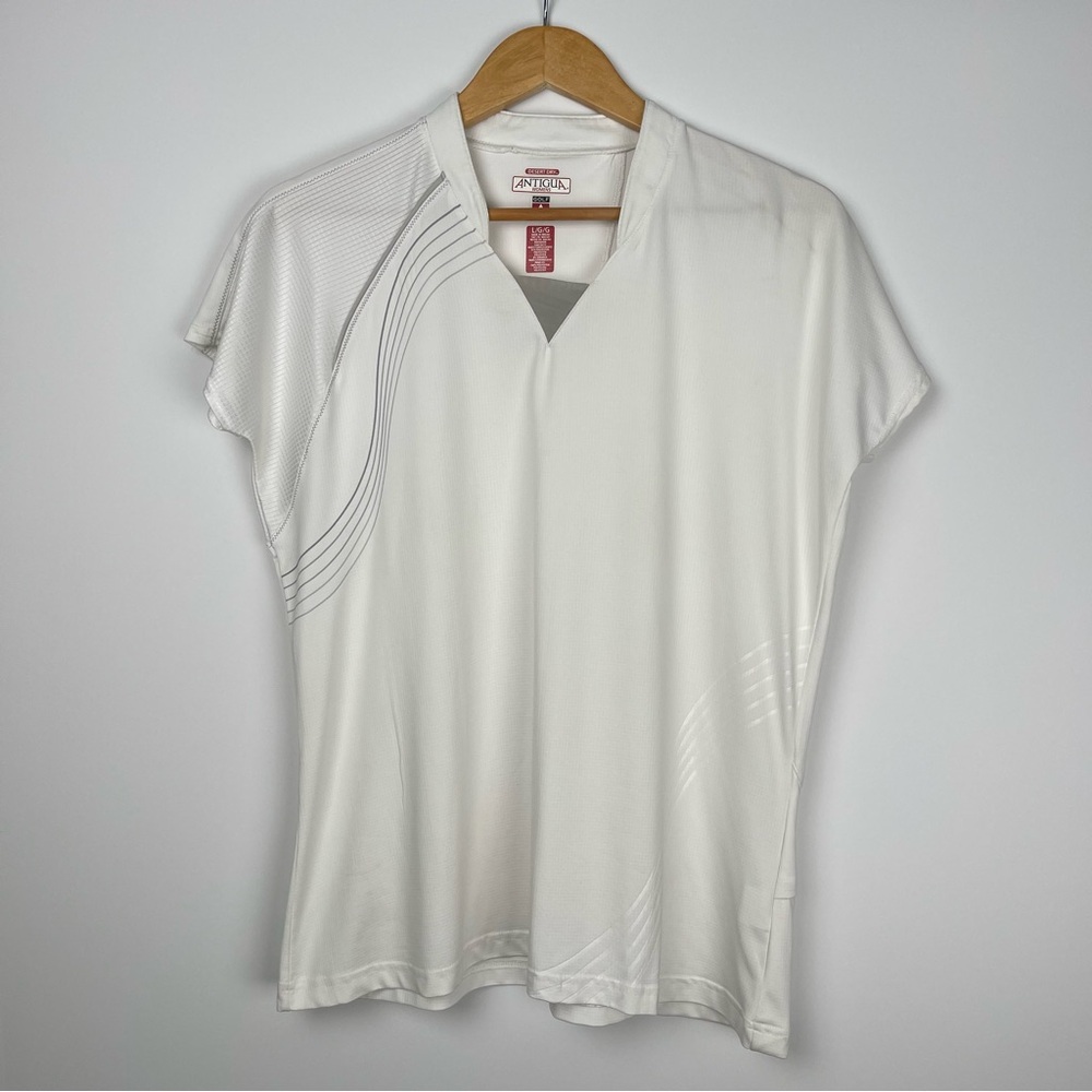 Women's White Golf Top